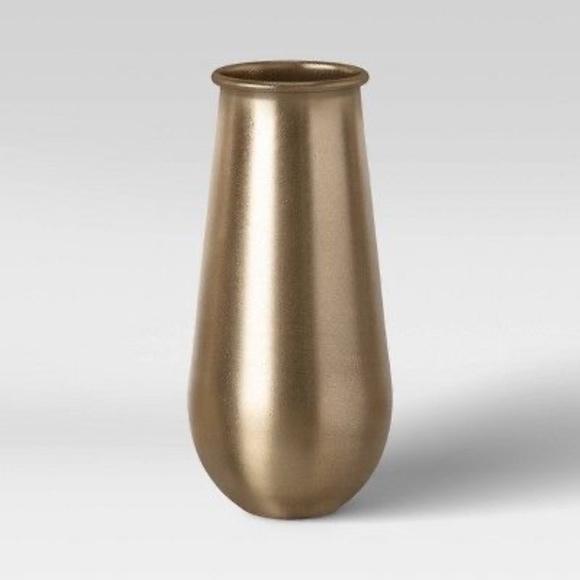 Brass Decorative Vase in Shimmery Gold - Picture 1 of 1